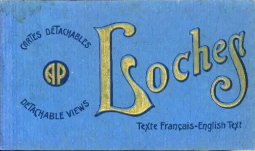 20 Ak im Umschlag Loches Indre-et-Loire