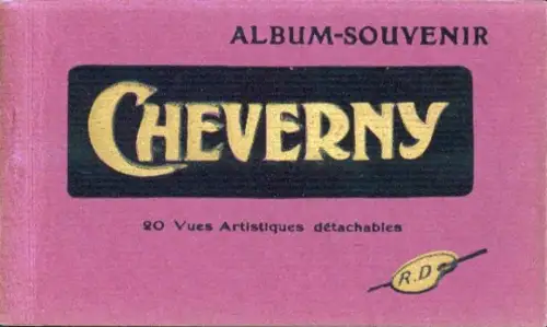 20 Ak im Umschlag  Cheverny Loir et Cher, Album Souvenir, von R. Dorange