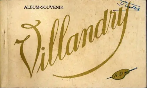 20 Ak im Umschlag Villandry, Album Souvenir, von R. Dorange