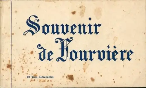 20 Ak im Umschlag Lyon N. D. de Fourviere