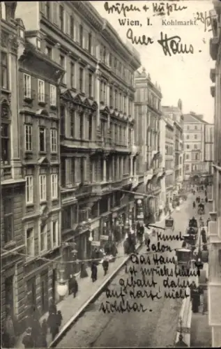Ak Wien 1 Innere Stadt, Kohlmarkt