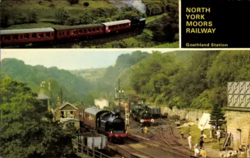 Ak Moors Yorkshire England, Gesellschaft zur Erhaltung der Eisenbahn