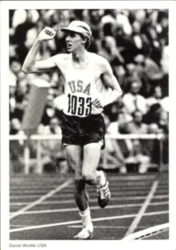 Ak Olympiade München 1972, Leichtathletik, 800 m Lauf Finale Herren, David Wottle USA