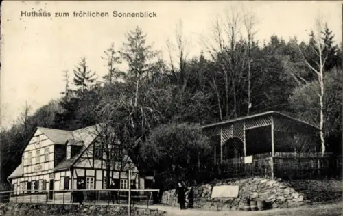 Ak Nossen in Sachsen, Huthaus zum fröhlichen Sonnenblick