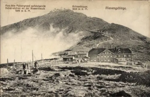 Ak Malá Úpa Kleinaupa Riesengebirge Region Königgrätz, Schneekoppe, Baude