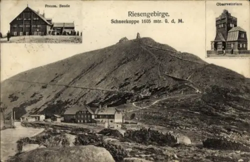 Ak Malá Úpa Kleinaupa Riesengebirge Region Königgrätz, Schneekoppe, Preußische Baude