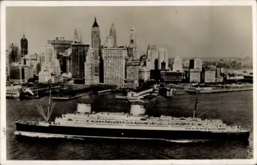 Ak New York City USA, Lloyd-Expressdampfer Europa