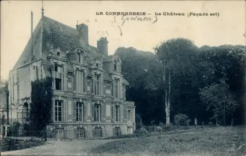 Ak La Commanderie Eure, Schloss, Ostseite