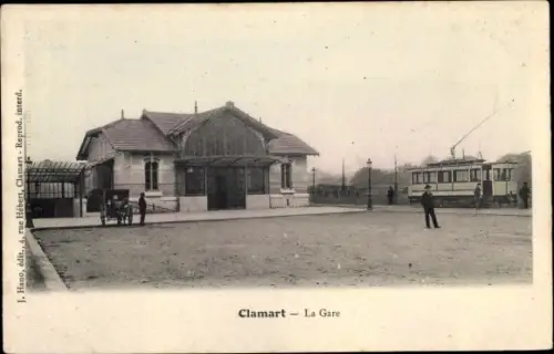 Ak Clamart Hauts de Seine, La Gare