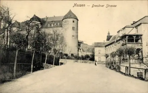 Ak Nossen in Sachsen, Dresdner Straße