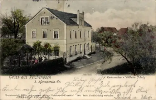 Ak Reichenbach Callenberg in Sachsen, Restauration von Wilhelm Scholz