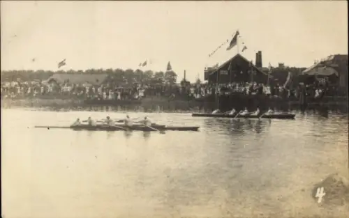 Foto Ak Ruderregatta, Zuschauer