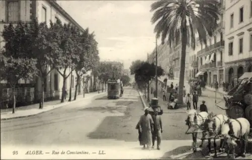 CPA Alger Alger Algérie, Rue de Constantine