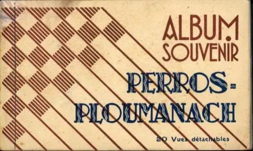 20 Ak im Umschlag Perros Guirec, Ansichten von Ploumanac'h und Perros-Guirec