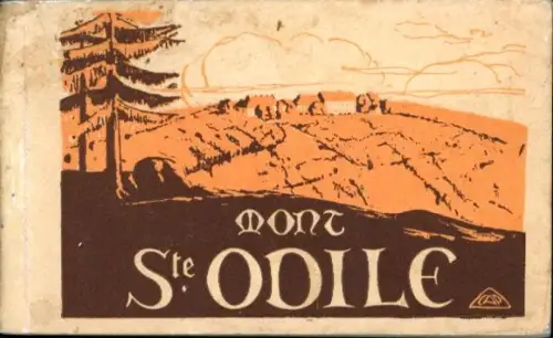 20 Ak im Umschlag Obernai Elsass Bas Rhin, Odilienberg Mont Sainte Odile