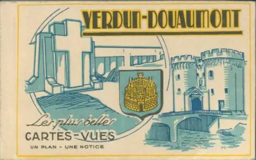 20 Ak im Umschlag Verdun -Douaumont,