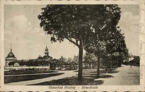 Ak Międzyzdroje Ostseebad Misdroy Pommern, Strandhalle