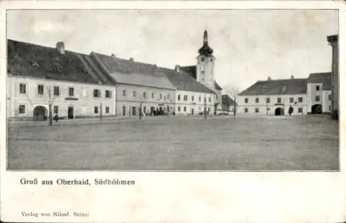 Ak Horní Dvořiště Oberhaid  Ober Haid Südböhmen, Platz