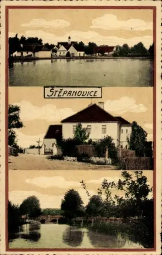 Ak Štěpánovice Stiepanowitz Südmähren, Gesamtansicht