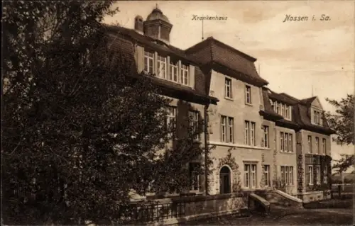 Ak Nossen in Sachsen, Krankenhaus