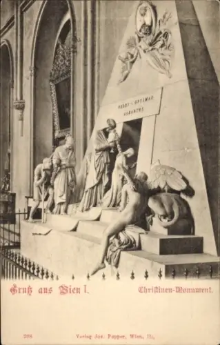 Ak Wien 1 Innere Stadt, Christinen-Monument