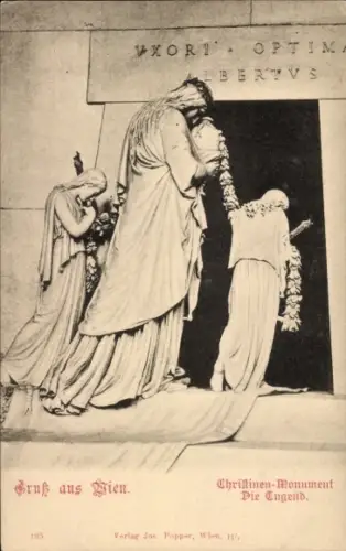 Ak Wien 1 Innere Stadt, Christinen-Monument, Tugend