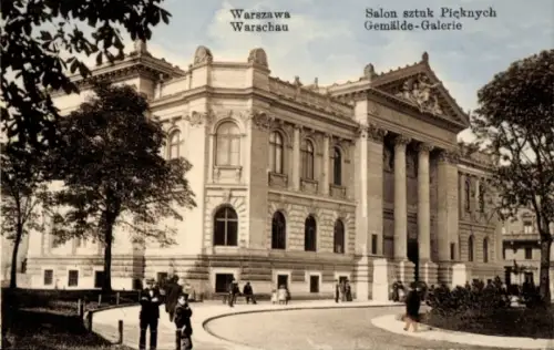 Ak Warszawa Warschau Polen, Gemälde-Galerie