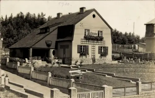 Foto Ak Staré Splavy Thammühl Doksy Hirschberg am See Region Reichenberg, Landhaus Elfriede