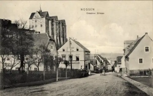 Ak Nossen in Sachsen, Dresdner Straße