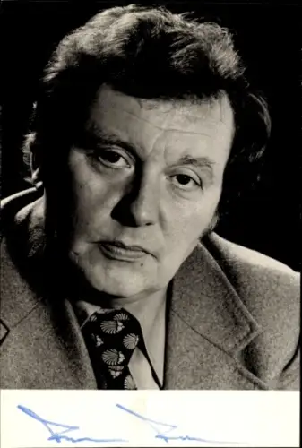 Ak Politiker Friedhelm Farthmann, Portrait, SPD, Autogramm