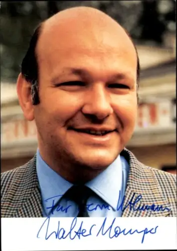 Ak Walter Momper, 11. Reg. Bürgermeister von Berlin, SPD, Dt. Wiedervereinigung