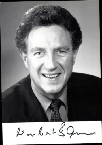 Foto Portait Politiker Norbert Barthle, Mdb, Autogramm