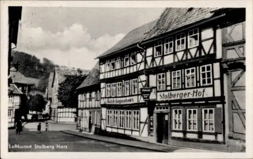 Ak Stolberg Südharz, Gastlogierhaus Stolberger Hof