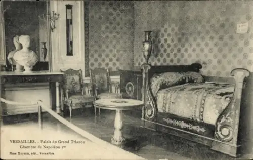 Ak Versailles Yvelines, Palais von Grand Trianon, Zimmer Napoleons I.