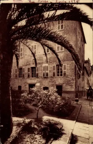 Ak Ajaccio Corse du Sud, Geburtshaus von Napoleon