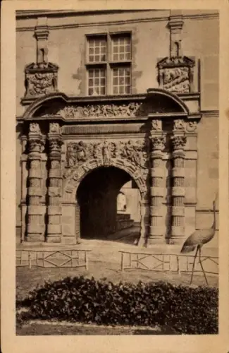 Ak Louppy sur Loison Meuse, Schloss, Tor