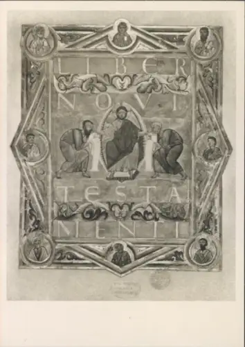 Ak Übergabe der Mission an die Apostel Petrus und Paulus, Perikopenbuch Salzburg