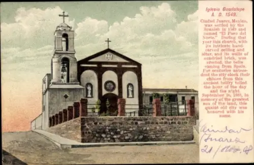 Ak Ciudad Juárez Mexiko, Iglesia Guadalupe (A.D. 1549), Ciudad Juárez, El Paso del Norte