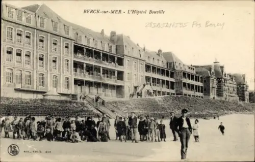 Ak Berck sur Mer Pas de Calais, L'Hopital Bouville