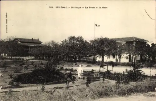 Ak Rufisque Senegal, La Poste et la Gare