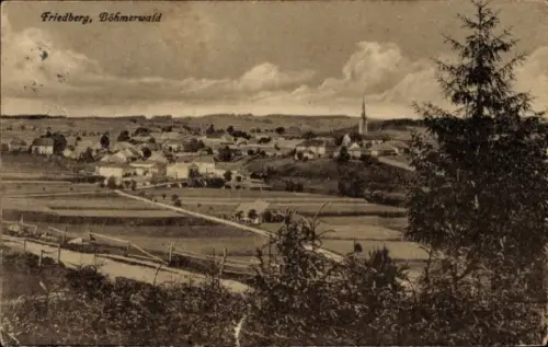 Ak Frymburk nad Vltavou Friedberg Friedburg Südböhmen, Gesamtansicht