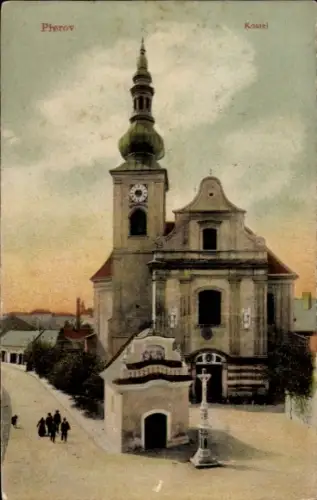 Ak Přerov Prerau Region Olmütz, Kirche