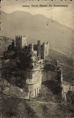 Ak Meran Merano Südtirol, Südtirol, Kurort Meran, Brunnenburg