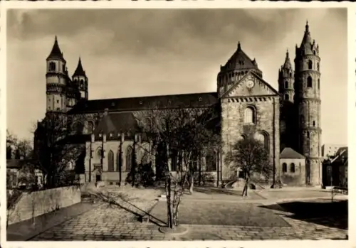 Ak Worms am Rhein, Dom