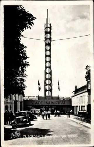 Ak Bordeaux Gironde, Stade Municipal, Entree