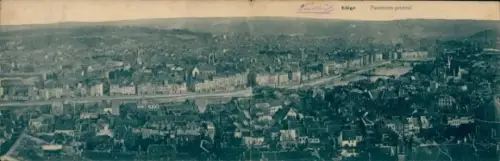 Klapp Ak Liège Lüttich Wallonien, Gesamtansicht