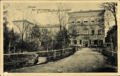 Ak Nossen Landkreis Meißen, Königliches Lehrerseminar