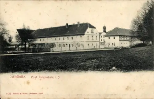 Ak Schänitz Zeigenhain Nossen in Sachsen, Gebäudeansicht
