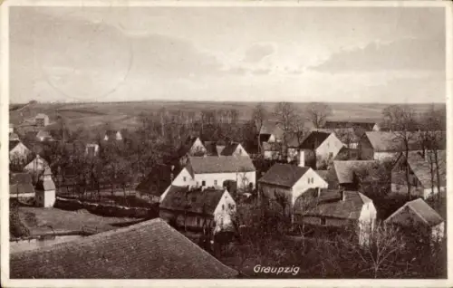 Ak Graupzig Nossen in Sachsen, Gesamtansicht