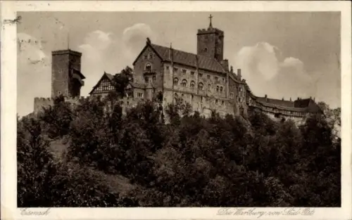 Ak Lutherstadt Eisenach in Thüringen, Wartburg
